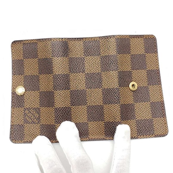 100% Authentic Louis Vuitton Damier Ebene 4 Keycase - Picture 9 of 13